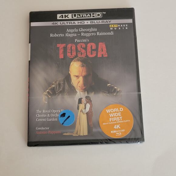 Tosca Royal Opera House (Pappano) (4K UHD Blu-ray) Roh Covent Garden Pappano - Picture 1 of 6